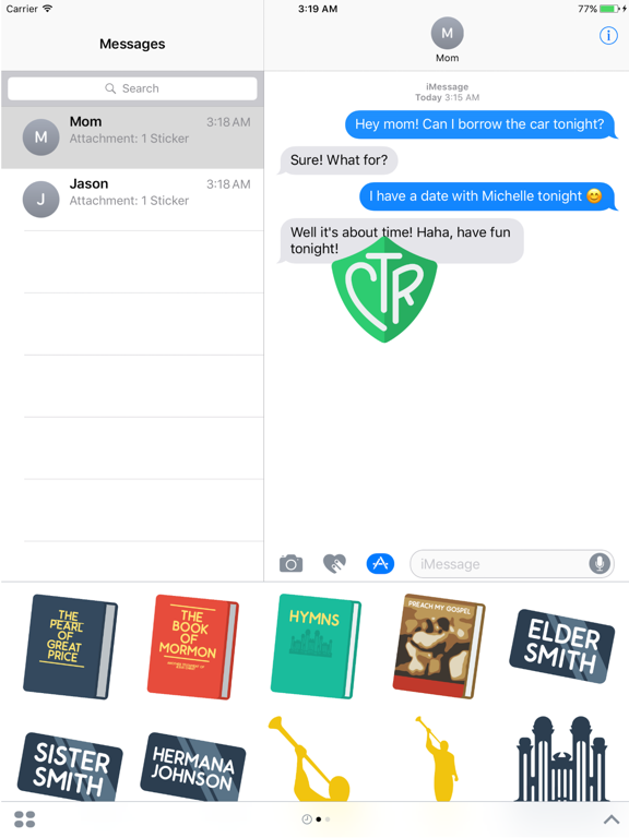 Mormon Starter Pack | Mormoji by Mormon Buzzz™ iPad screenshot 3 - Lifestyle app