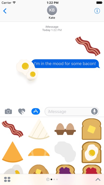 Breakfast Sticker Pack for iMessage