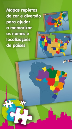 Jogo Educativo Descobrindo e Aprendendo os Países - ENGENHA KIDS