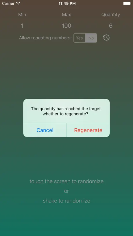 LuckyNumber - A Random Number Generator