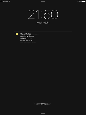 Screenshot #5 pour Urgent Notes