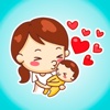Happy Mommy & Baby ● Emoji & Stickers for iMessage