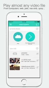 Video Explorer II-Player for Chromecast, Plex, NAS screenshot #2 for iPhone