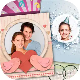 New Photo Frames Maker Set – Albums & Cards app icon