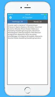 hashtag counter iphone screenshot 1
