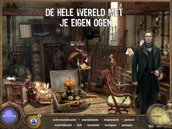 Zoek en Vind - Jules Verne - In Tachtig Dagen iPad app afbeelding 2