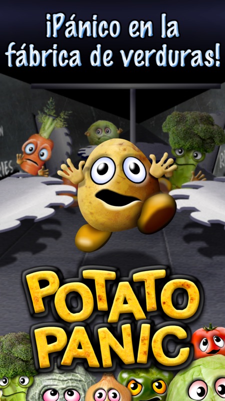 POTATO PANIC - action runner fun game screenshot 1