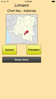 provinces de la république démocratique du congo iphone screenshot 2