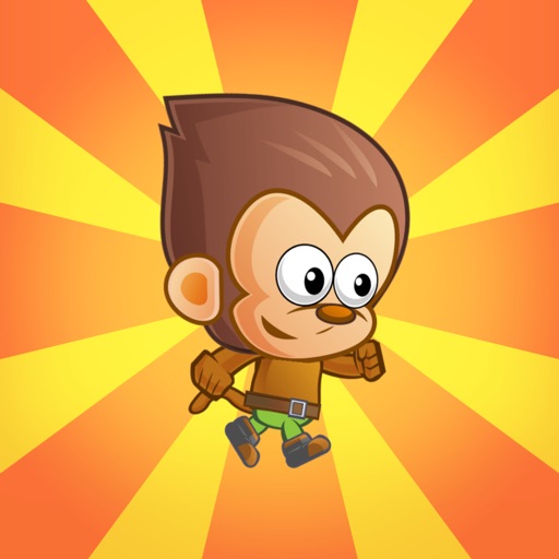 Happy Monkey Run Icon