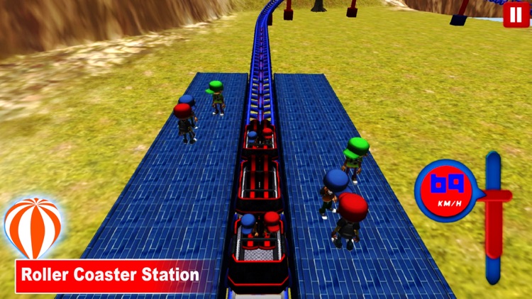 Crazy Roller Coaster : Free Riding Simulator Game