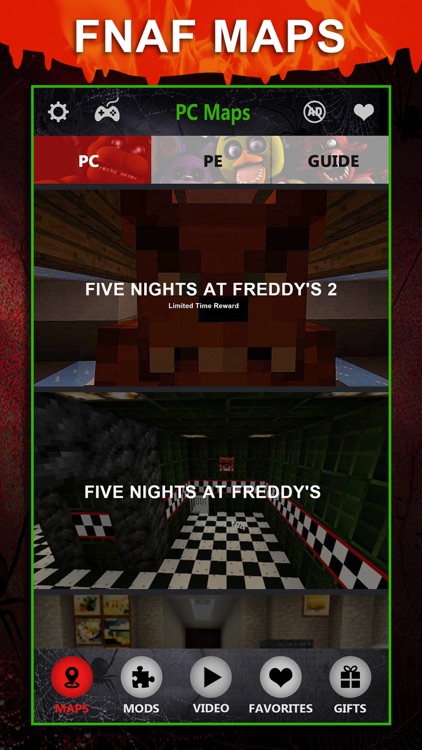 FNAF Maps FREE - Map Download Guide for Five Nights At Freddys Minecraft PE & PC Edition