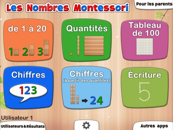Screenshot #4 pour Les nombres Montessori