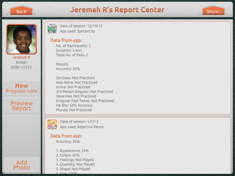 Therapy Report Center screenshot 4