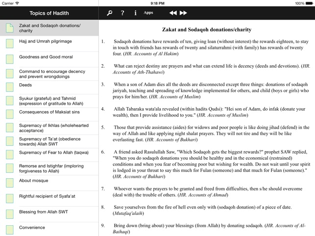 Hadith Pack HD - English Indonesia(圖5)-速報App