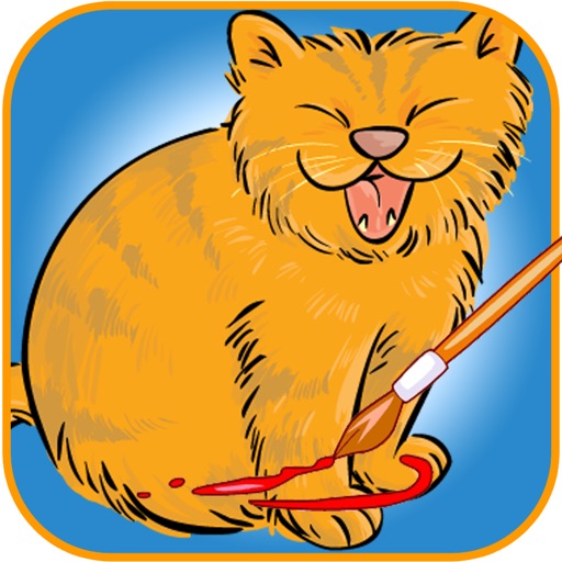 Cat Coloring Book All Pages Free For Kids HD icon