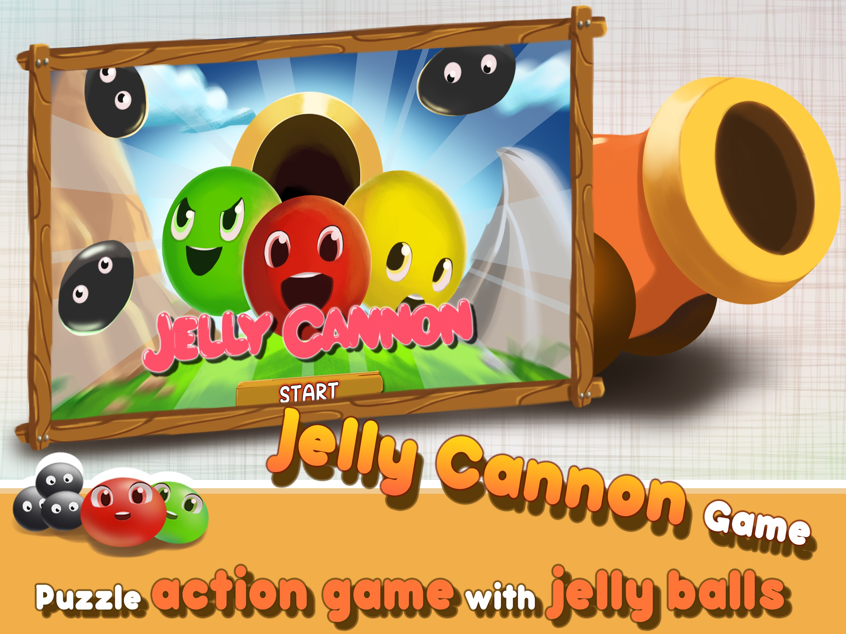 JellyCannon - Casual Puzzle Action game
