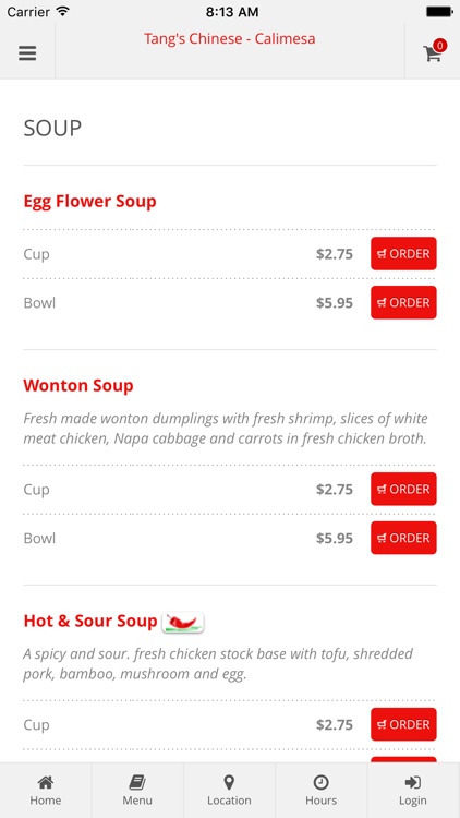 Tang's Chinese - Calimesa