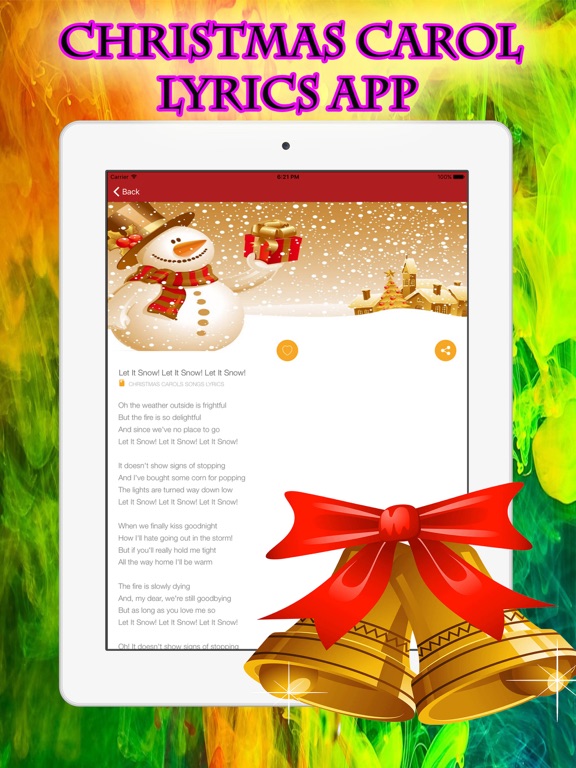 Screenshot #6 pour Christmas Songs Paroles PlayCarols pour Holiday