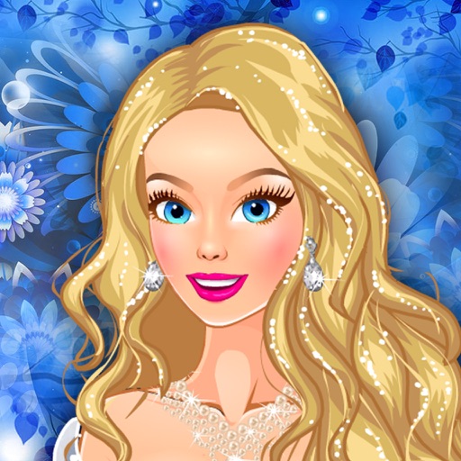 Blonde Bride in Wedding Salon - Dress up game icon