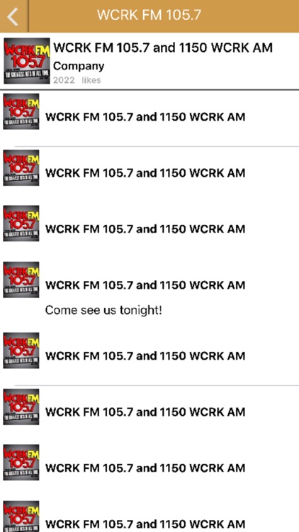 WCRK FM 105.7