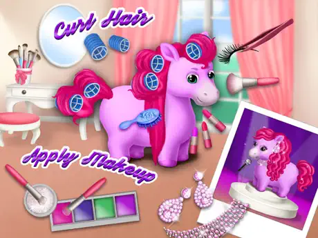 Pony Sisters Hair Salon 2 - Pet Horse Makeover Fun