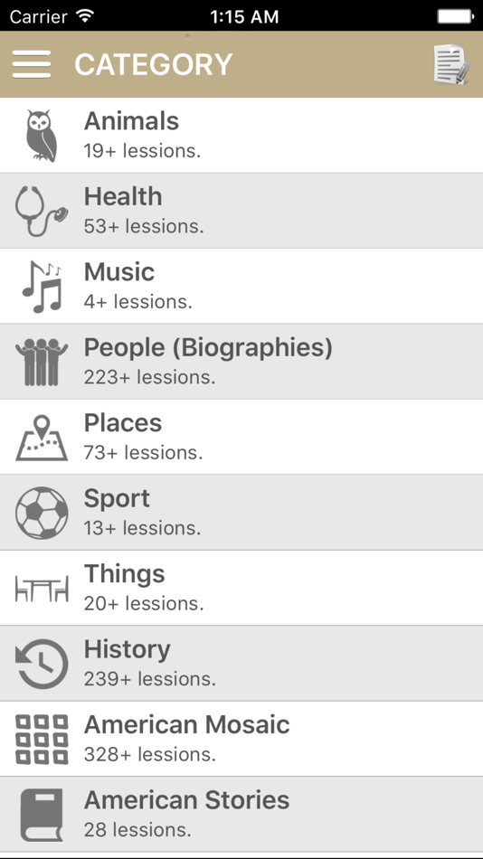 English Listening By Category - 1.3 - (iOS)