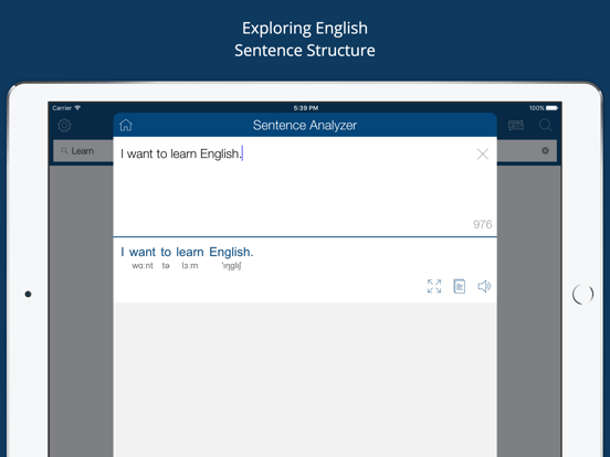 Engels Woordenboek iPad app afbeelding 4