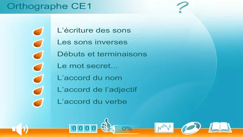 Orthographe au CE1 screenshot 1 of 5