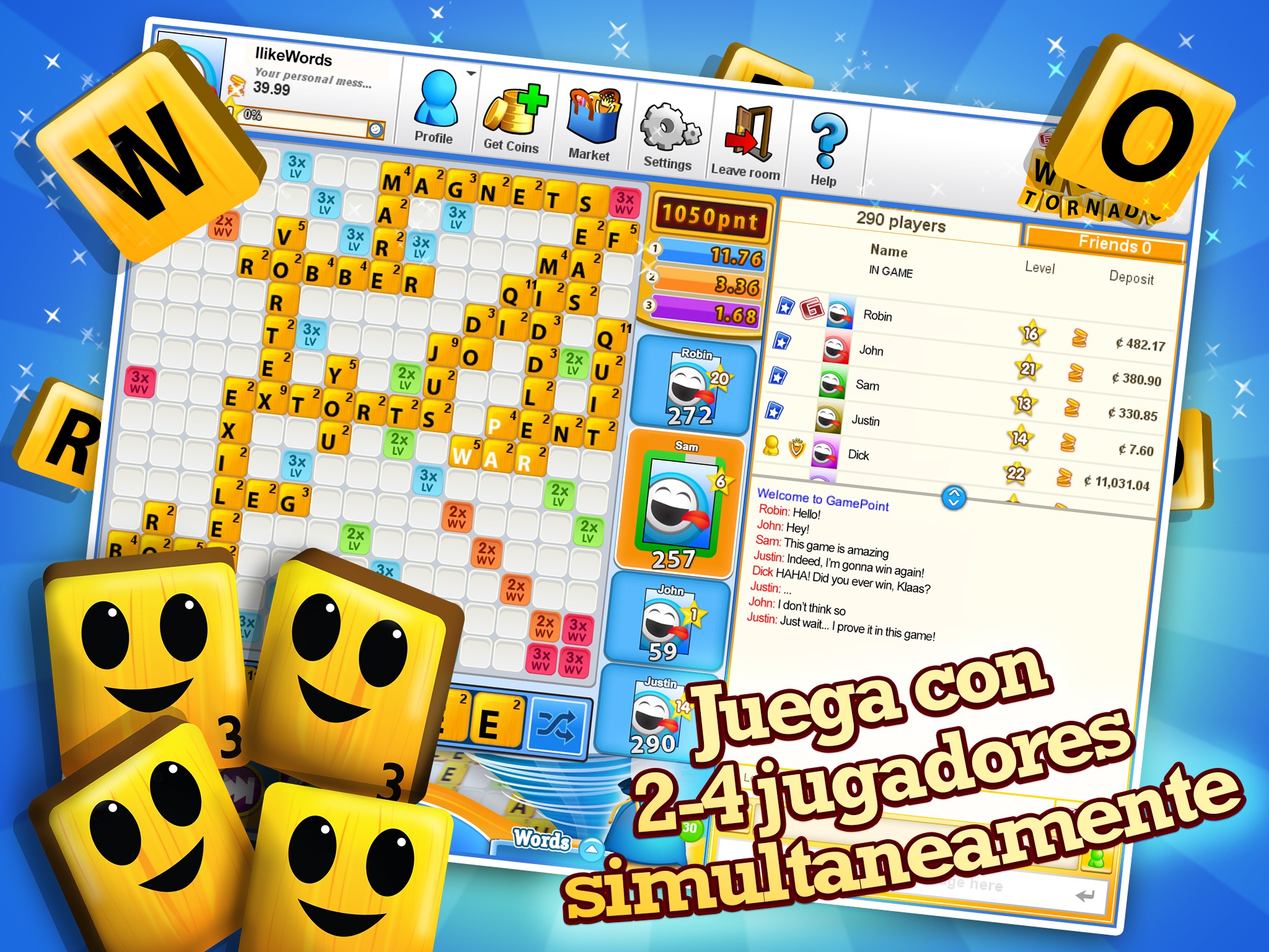 Wordtornado screenshot 2