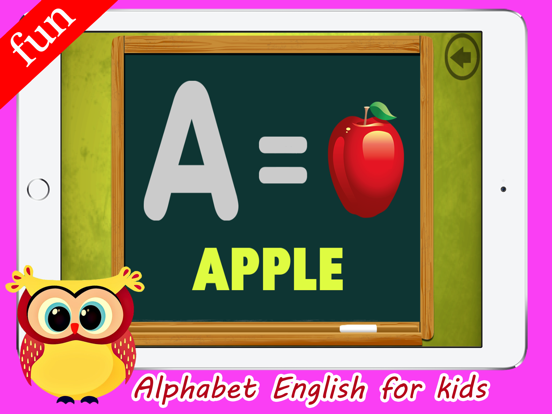 Kid A-Z Tracing Letters Writing Skills English iPad screenshot