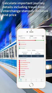 dubai metro guide and route planner iphone screenshot 3