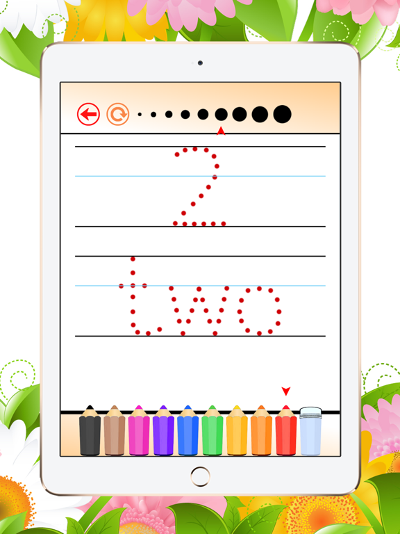 Write Numbers and Integers: Free Game for Kids iPad screenshot