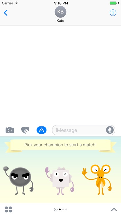 Rock-Paper-Scissors: Game for iMessage