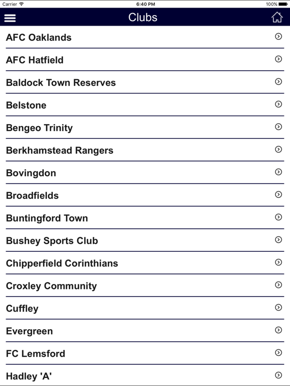 Screenshot #6 pour Herts Senior County League