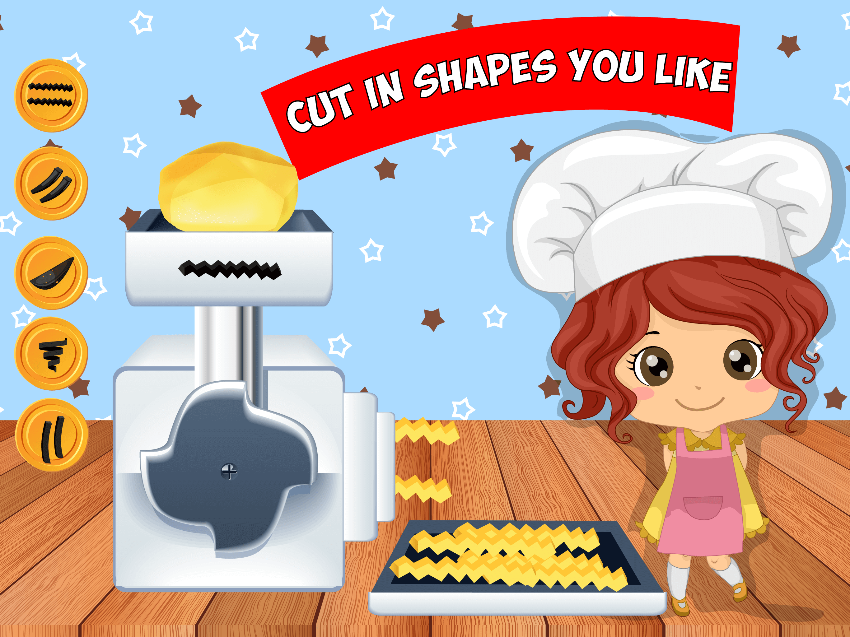 French Fries Shop-Make cook & eat with you best friends-Super Fun Learning in school