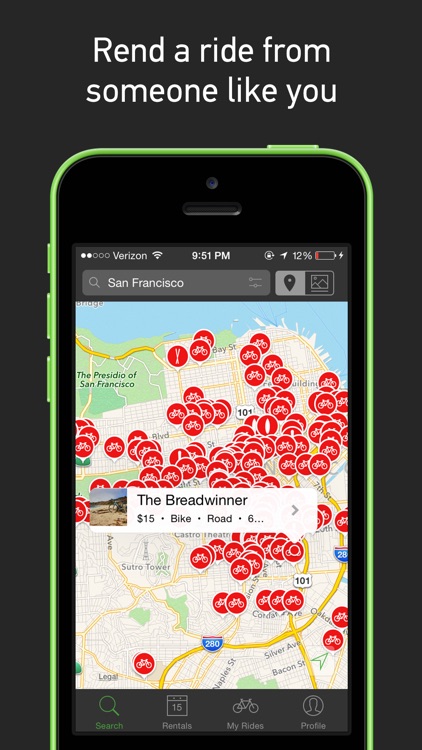 Spinlister - Global Bike Share