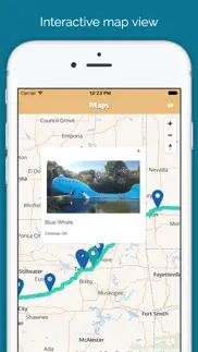 route 66 road trip guide iphone screenshot 1