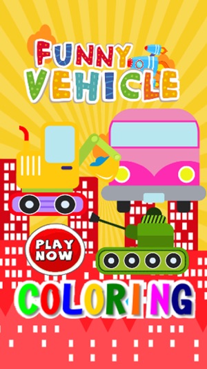 Vehicle coloring book free crayon game for kids(圖1)-速報App