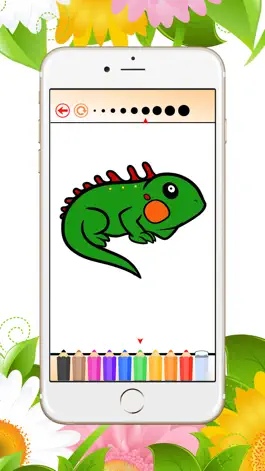 Game screenshot Reptile Coloring Book Paint iguana,turtle and more apk