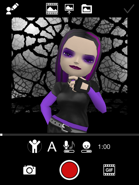 Screenshot #2 for My Talking Goth Lite