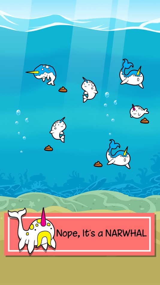 #2. Narwhal Evolution -A Endless Clicker Monsters Game (iOS) Podle: Romit Dodhia