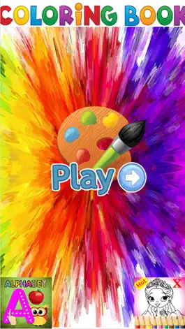Game screenshot Princess Coloring Pages Fairy Tail Coloring Book mod apk