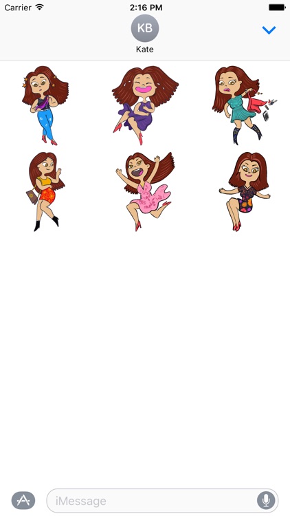 Abeer's Fashion Stickers screenshot-3