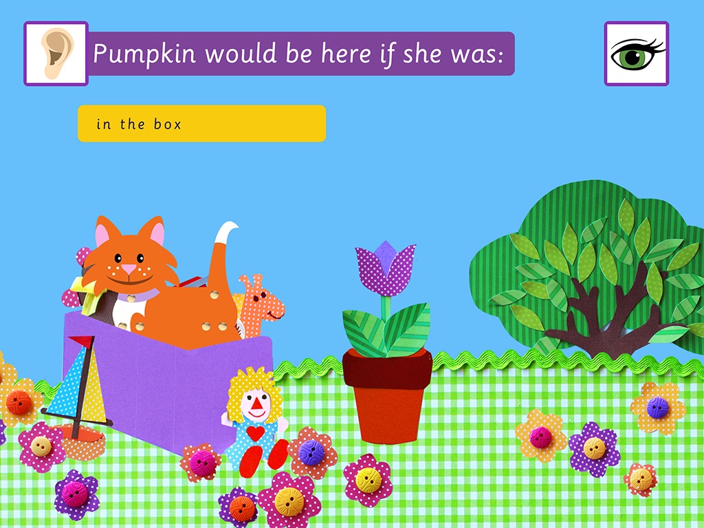 Fido&Pumpkin Position Words screenshot 4