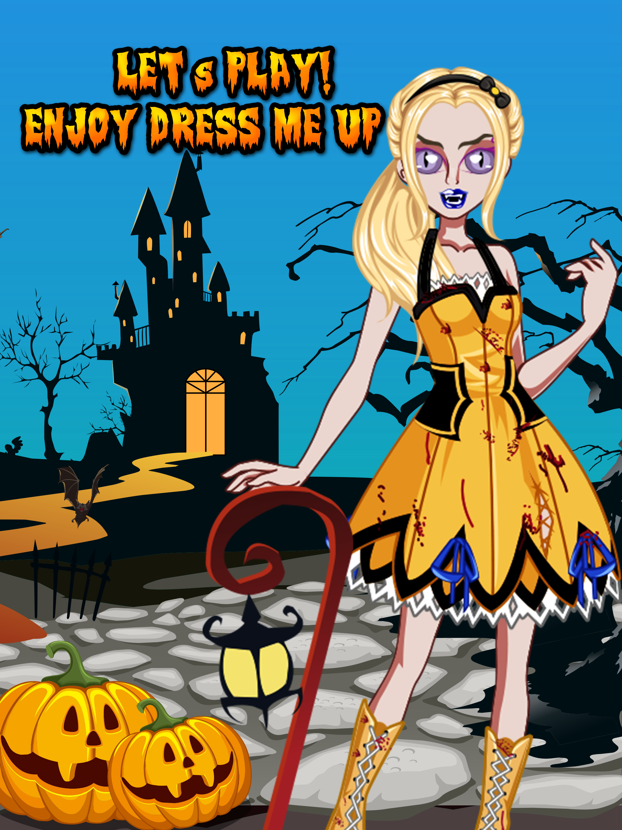 Halloween Girl DressUp  Monster Ghost MakeUp Kids screenshot 6