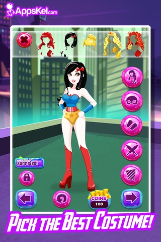 SuperHero Beauty Frenzy 2– Dress Up Games for Free screenshot 3