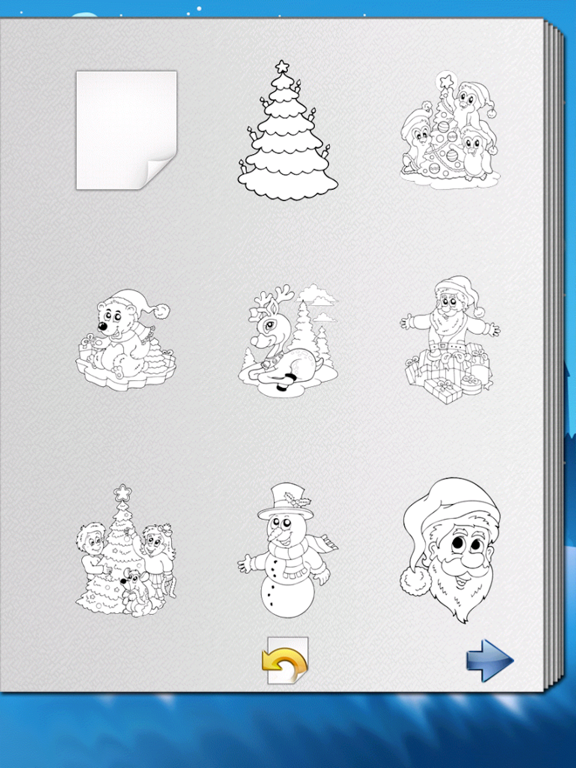 Christmas Coloring Book! iPad screenshot