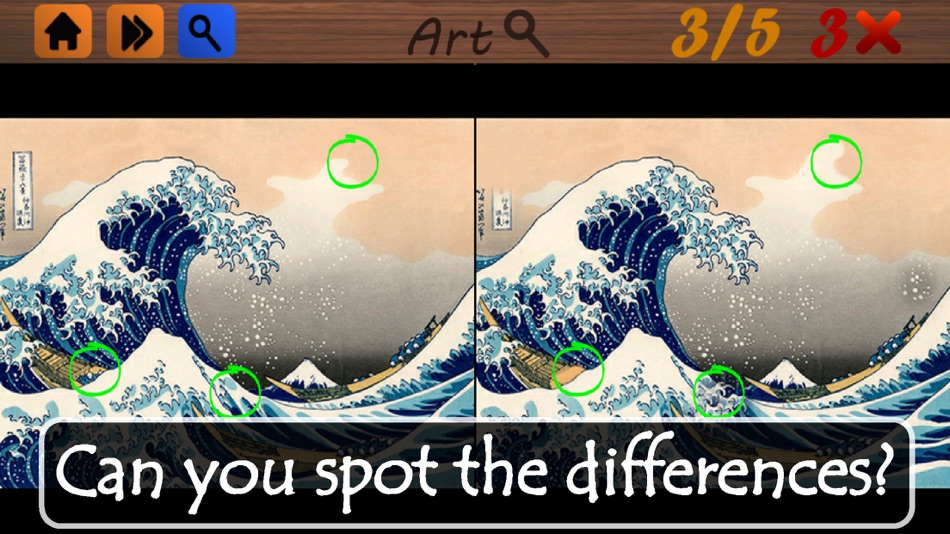 #3. Find the Differences: Art (iOS) 由: CASUAL NINE SOCIEDAD LIMITADA