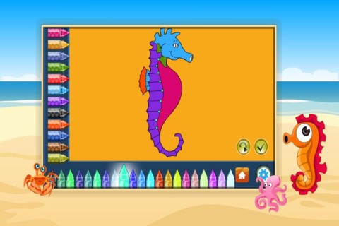 Coloring Book Sea Animals 2 screenshot 2