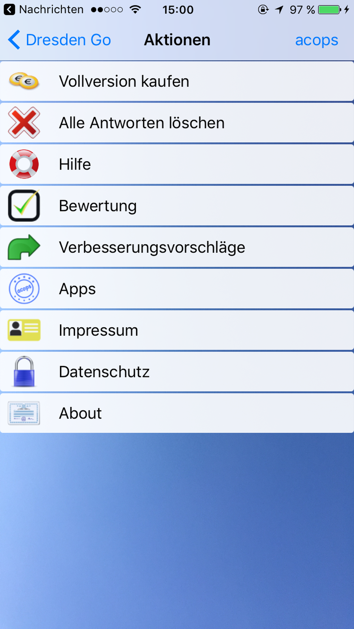 Dresden Go - Reiseführer und Quiz App